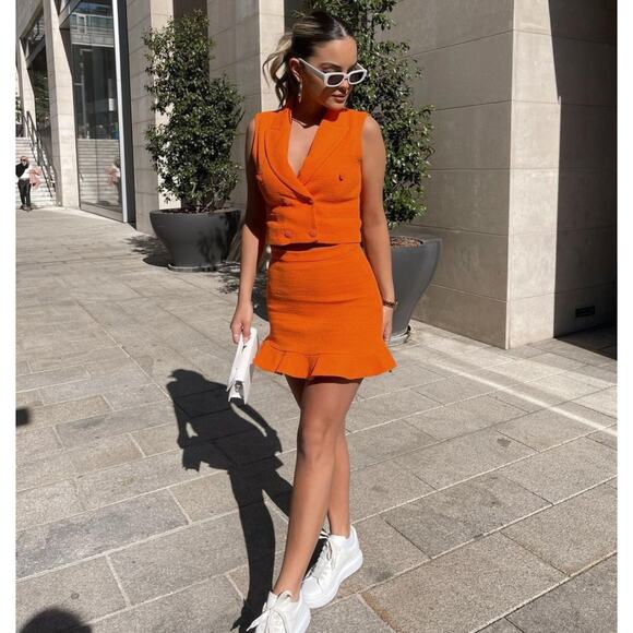 ZARA BLOGGER FAVE!!! High-Waisted Mini Skirt NWT - Picture 13 of 16